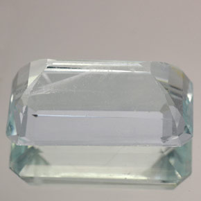 12,22 ctw natürlicher blauer Aquamarin, Smaragdschliff, VS-SI