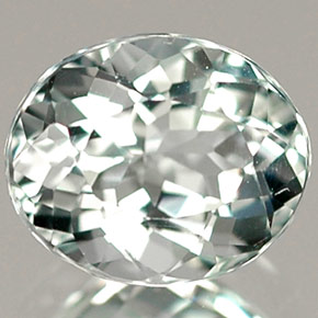 9,17 ctw natürlicher hellblau Aquamarin, Oval Schliff, VVS