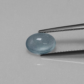 1,86 ctw natürlicher blauer Aquamarin, Transparent, Transparent / Lichtdurchlässig