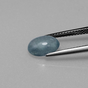 1,86 ctw natürlicher blauer Aquamarin, Transparent, Transparent / Lichtdurchlässig