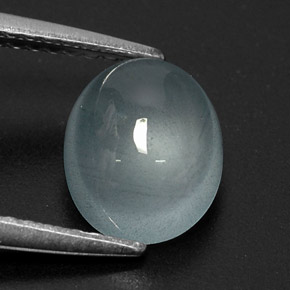 2,12 ctw natürlicher blauer Aquamarin, Transparent, Transparent / Lichtdurchlässig
