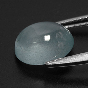 2,12 ctw natürlicher blauer Aquamarin, Transparent, Transparent / Lichtdurchlässig
