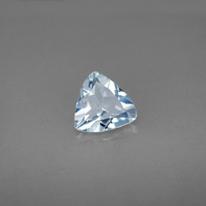 0,81 ctw natürlicher blauer Aquamarin, Trillion, VVS