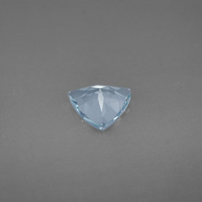 0,81 ctw natürlicher blauer Aquamarin, Trillion, VVS