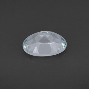 1,10 ctw natürlicher blauer Aquamarin, Oval Schliff, VVS-VS