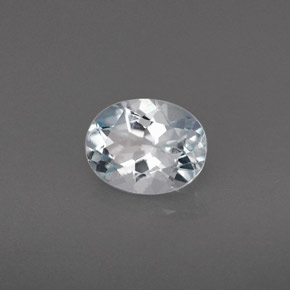 1,13 ctw natürlicher blauer Aquamarin, Oval Schliff, VVS