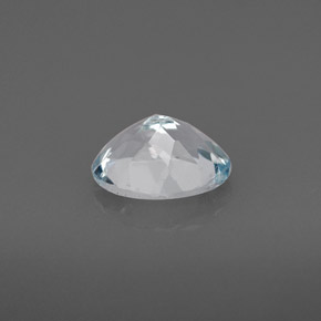 1,13 ctw natürlicher blauer Aquamarin, Oval Schliff, VVS