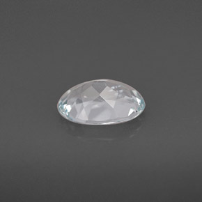 0,95 ctw natürlicher blauer Aquamarin, Oval Schliff, VVS-VS