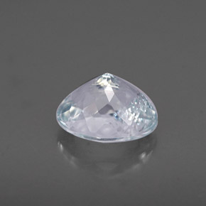 0,91 ctw natürlicher blauer Aquamarin, Oval Schliff, VS-SI