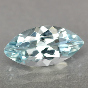 1,40 ctw natürlicher blauer Aquamarin, Marquise, IF