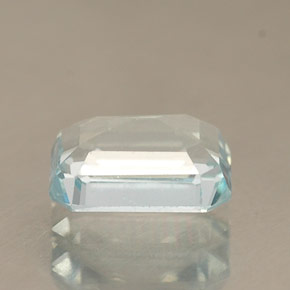 0,94 ctw natürlicher blauer Aquamarin, Smaragdschliff, VS
