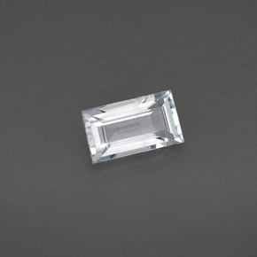 0,73 ctw natürlicher blauer Aquamarin, Baguette, VS