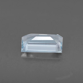 0,57 ctw natürlicher blauer Aquamarin, Baguette, VVS-VS