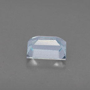 0,61 ctw natürlicher blauer Aquamarin, Baguette, VS