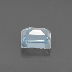 0,53 ctw natürlicher blauer Aquamarin, Fantasieschliff, VS-SI