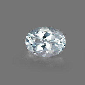 1,27 ctw natürlicher blauer Aquamarin, Oval Schliff, VVS