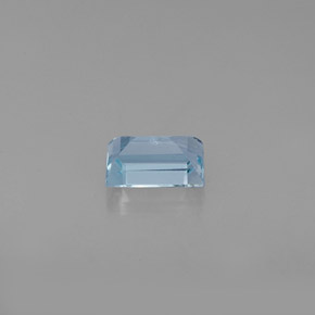 0,55 ctw natürlicher blauer Aquamarin, Baguette, VS