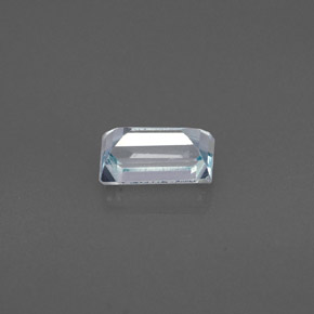 0,51 ctw natürlicher blauer Aquamarin, Baguette, VVS-VS