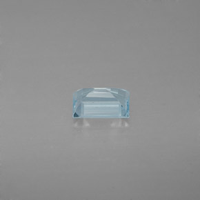 0,47 ctw natürlicher blauer Aquamarin, Baguette, VS