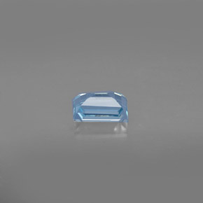0,59 ctw natürlicher blauer Aquamarin, Baguette, VS
