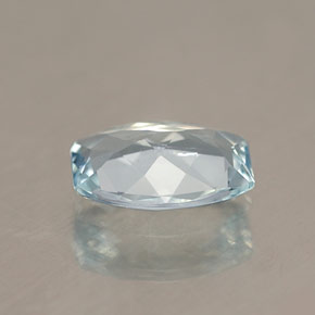 0,62 ctw natürlicher blauer Aquamarin, Fantasieschliff, VVS-VS