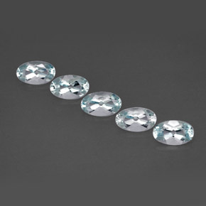  ct natürliche blauer Aquamarin-Edelsteine, Oval Schliff, VVS-VS