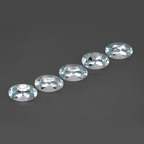 ct natürliche blauer Aquamarin-Edelsteine, Oval Schliff, VVS-VS