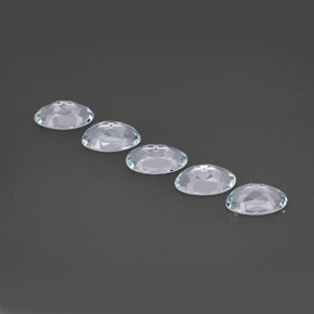  ct natürliche blauer Aquamarin-Edelsteine, Oval Schliff, VVS-VS