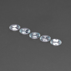  ct natürliche blauer Aquamarin-Edelsteine, Oval Schliff, VVS