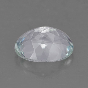 1,08 ctw natürlicher blauer Aquamarin, Oval Schliff, VVS