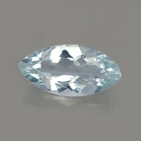 1,50 ctw natürlicher blauer Aquamarin, Marquise, VVS-VS