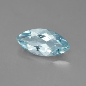 1,55 ctw natürlicher blauer Aquamarin, Marquise, VVS-VS