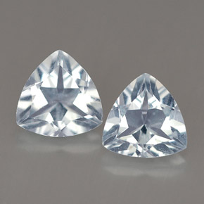  ct natürliche blauer Aquamarin-Edelsteine, Trillion, VVS