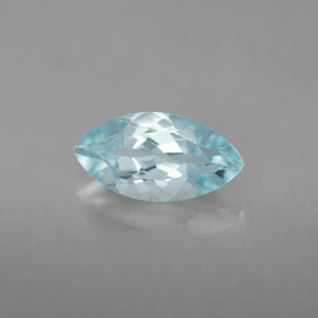 1,12 ctw natürlicher blauer Aquamarin, Marquise, VVS-VS