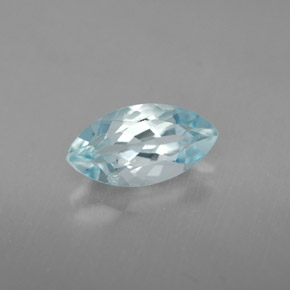 1,12 ctw natürlicher blauer Aquamarin, Marquise, VVS-VS