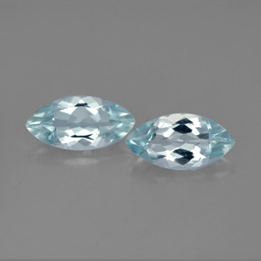  ct natürliche blauer Aquamarin-Edelsteine, Marquise, VVS-VS