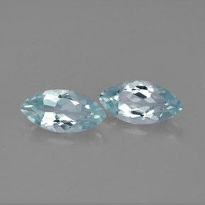  ct natürliche blauer Aquamarin-Edelsteine, Marquise, VVS-VS