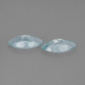  ct natürliche blauer Aquamarin-Edelsteine, Marquise, VVS-VS