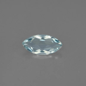 0,82 ctw natürlicher blauer Aquamarin, Marquise, VVS-VS