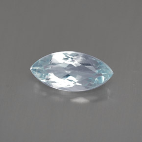 0,84 ctw natürlicher blauer Aquamarin, Marquise, VVS-VS