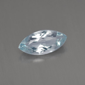 0,84 ctw natürlicher blauer Aquamarin, Marquise, VVS-VS