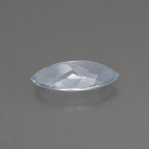 0,84 ctw natürlicher blauer Aquamarin, Marquise, VVS-VS