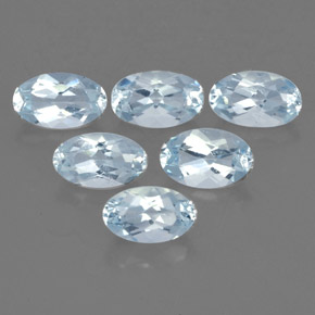  ct natürliche blauer Aquamarin-Edelsteine, Oval Schliff, VVS-VS