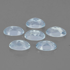  ct natürliche blauer Aquamarin-Edelsteine, Oval Schliff, VVS-VS