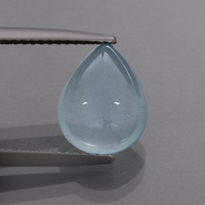 3,86 ctw natürlicher blauer Aquamarin, Transparent, Transparent / Lichtdurchlässig