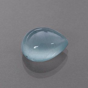 3,86 ctw natürlicher blauer Aquamarin, Transparent, Transparent / Lichtdurchlässig
