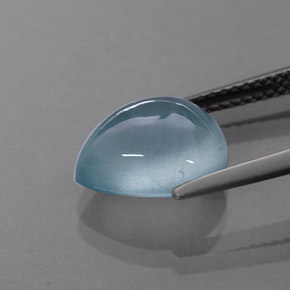3,86 ctw natürlicher blauer Aquamarin, Transparent, Transparent / Lichtdurchlässig