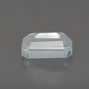 1,07 ctw natürlicher blauer Aquamarin, Smaragdschliff, VS