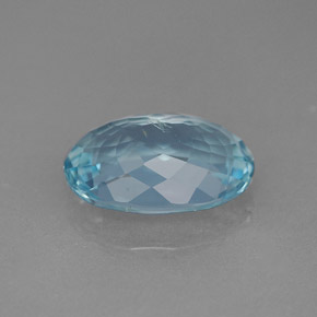 2,80 ctw natürlicher blauer Aquamarin, Oval Schliff, VS