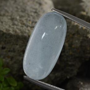 11,69 ctw natürlicher blauer Aquamarin, Oval Schliff, Lichtdurchlässig